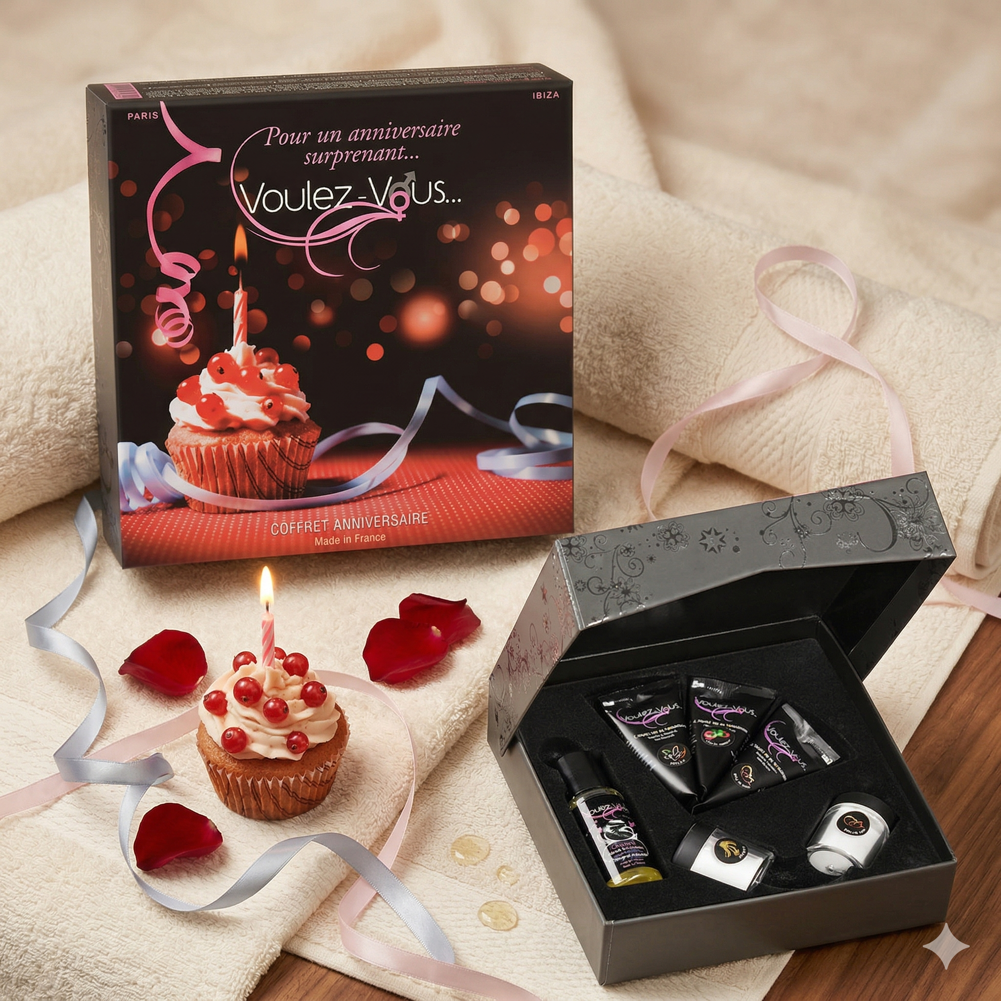 Coffret coquin spécial ANNIVERSAIRE - by Voulez-Vous...