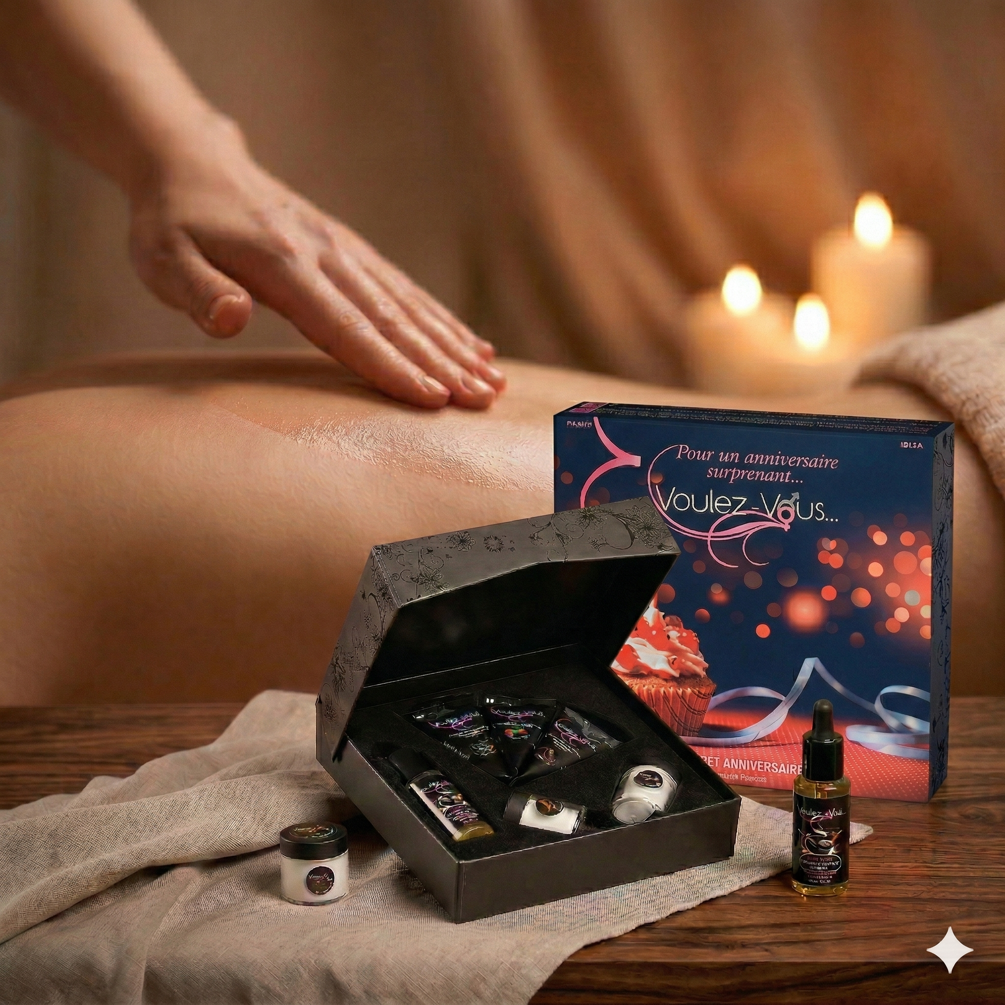 Coffret coquin spécial ANNIVERSAIRE - by Voulez-Vous...