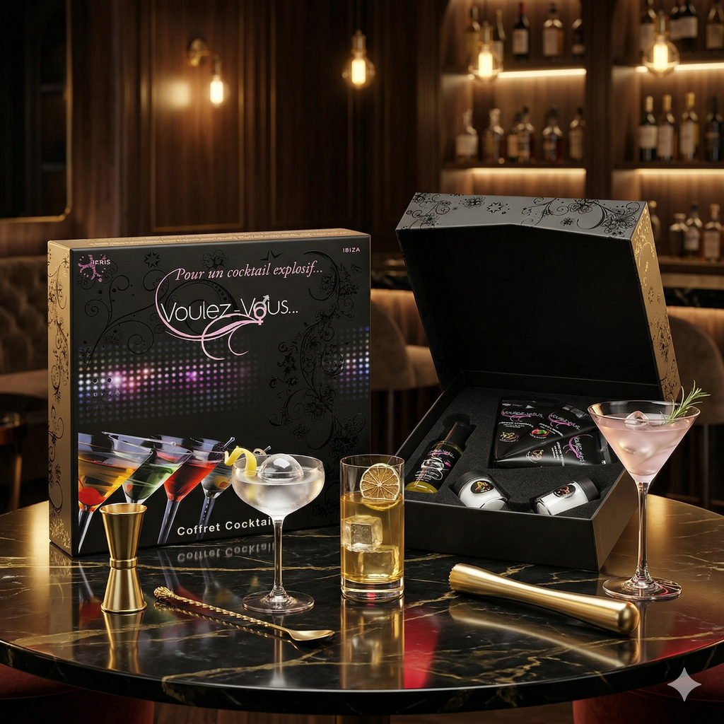 Coffret coquin spécial COCKTAILS - by Voulez-Vous...…