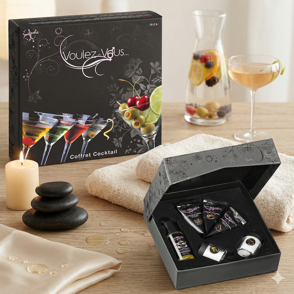 Coffret coquin spécial COCKTAILS - by Voulez-Vous...…