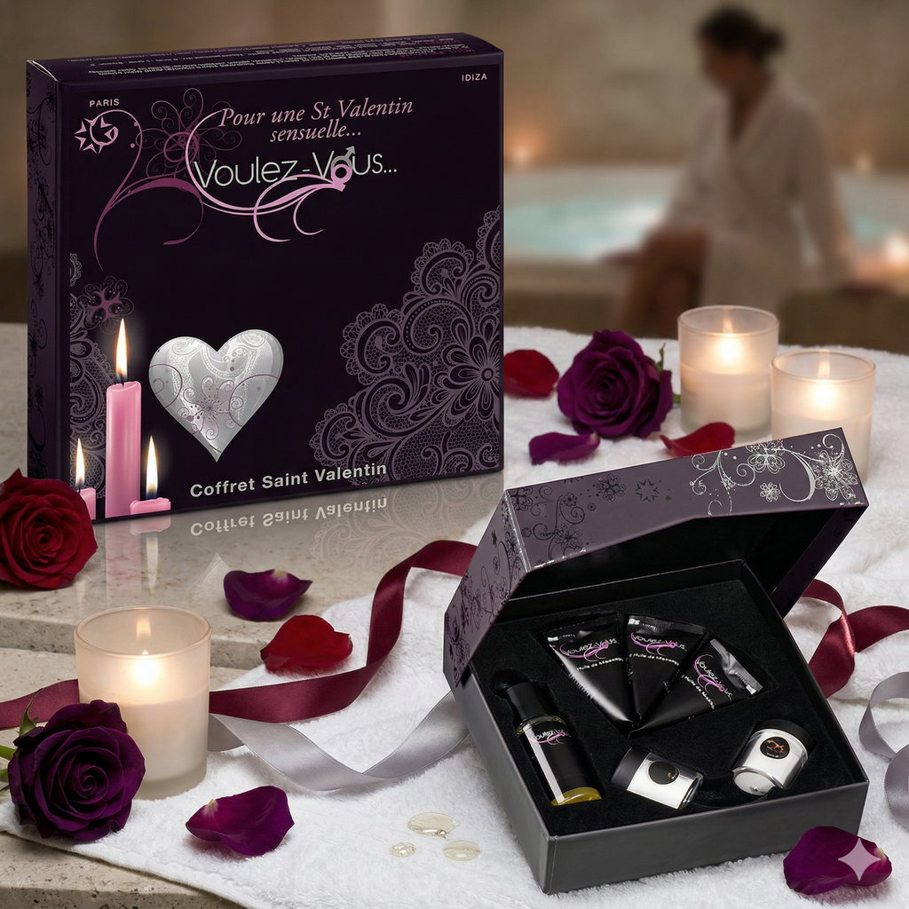 Coffret coquin SAINT-VALENTIN - by Voulez-Vous...