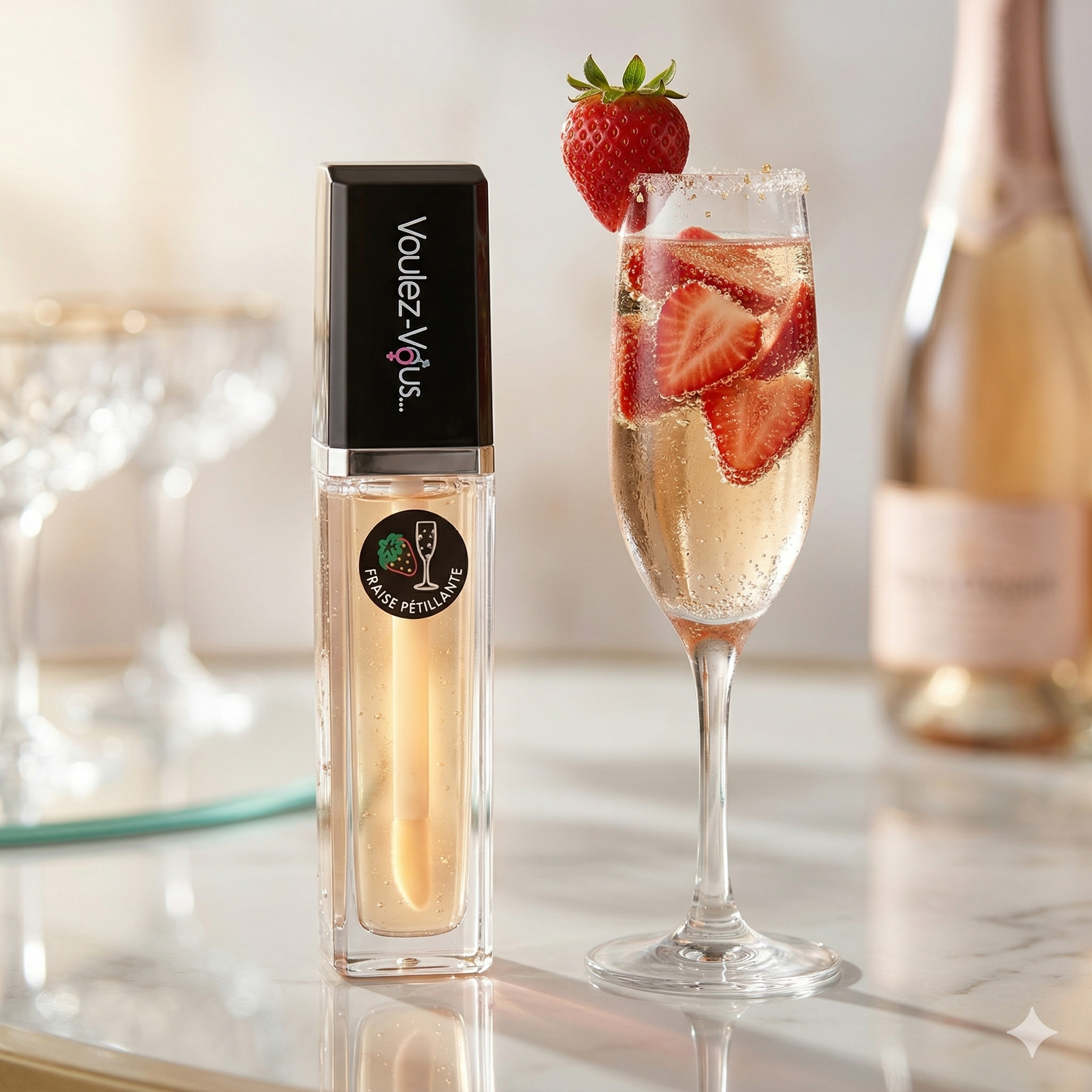 Gloss effet chaud-froid - Fraise Pétillant - EXAMEN ORAL – by Voulez-Vous…
