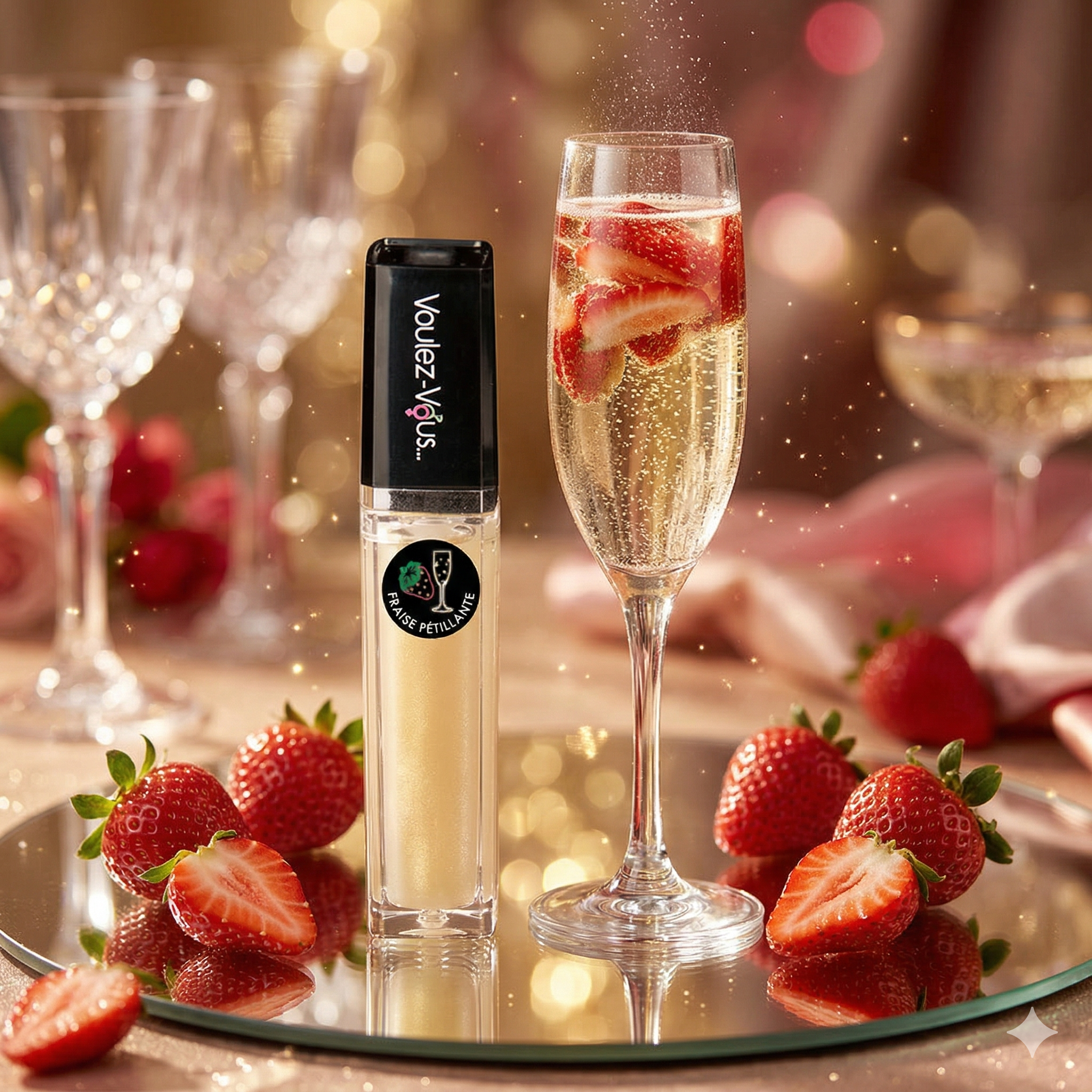 Gloss effet chaud-froid - Fraise Pétillant - EXAMEN ORAL – by Voulez-Vous…