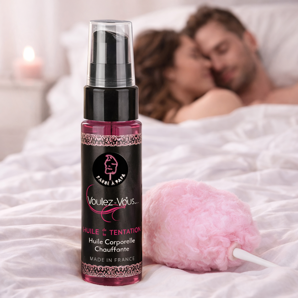 Huile chauffante – Barbe à papa - L’HUILE DE LA TENTATION – by Voulez-Vous…