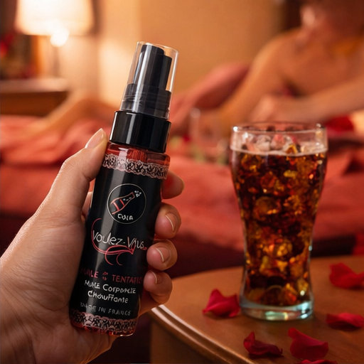 Huile chauffante – Cola - L’HUILE DE LA TENTATION – by Voulez-Vous…