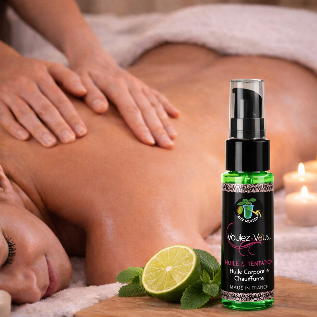 Huile chauffante – Mojito -  L’HUILE DE LA TENTATION – by Voulez-Vous…