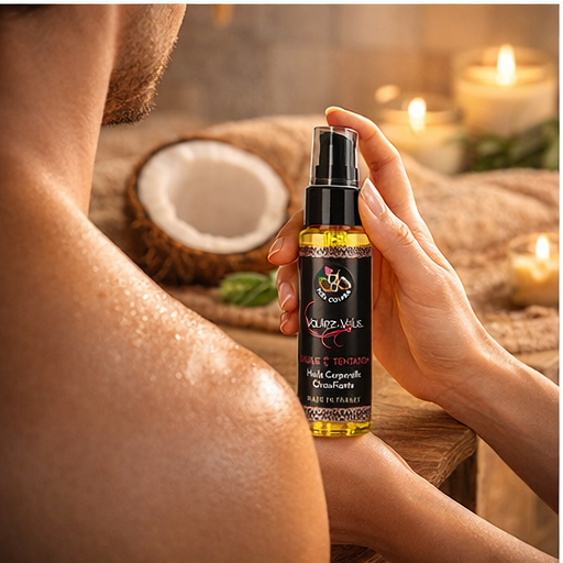 Huile chauffante – Piña Colada - L’HUILE DE LA TENTATION – by Voulez-Vous…