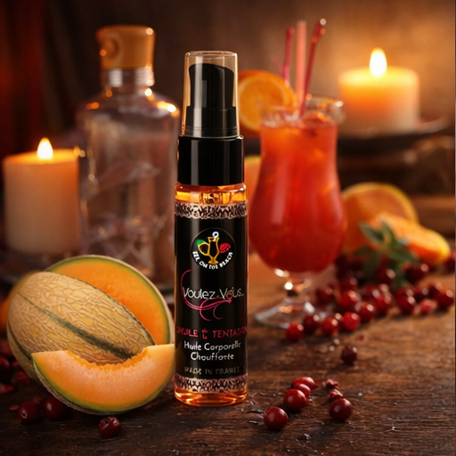 Huile chauffante – Sex on the Beach - L’HUILE DE LA TENTATION – by Voulez-Vous…