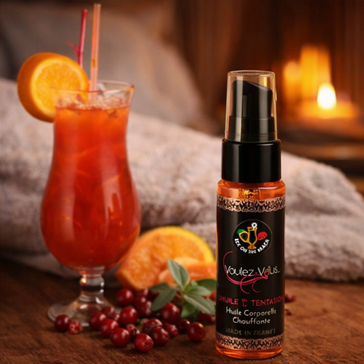 Huile chauffante – Sex on the Beach - L’HUILE DE LA TENTATION – by Voulez-Vous…