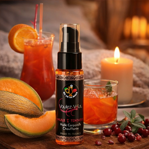 Huile chauffante – Sex on the Beach - L’HUILE DE LA TENTATION – by Voulez-Vous…