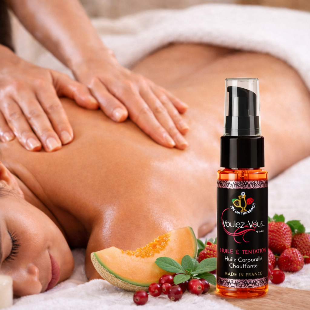 Huile chauffante – Sex on the Beach - L’HUILE DE LA TENTATION – by Voulez-Vous…