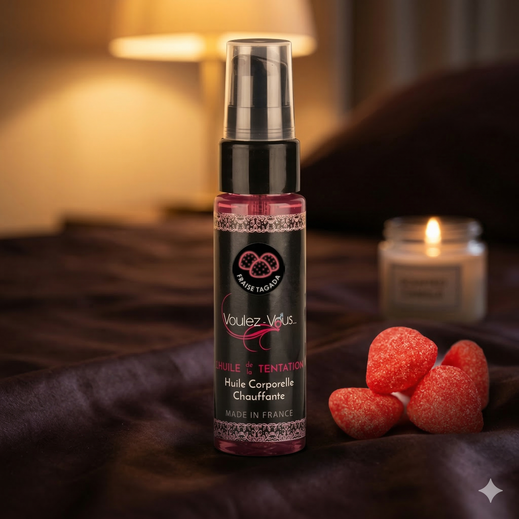Huile chauffante – Tagada - L’HUILE DE LA TENTATION – by Voulez-Vous…