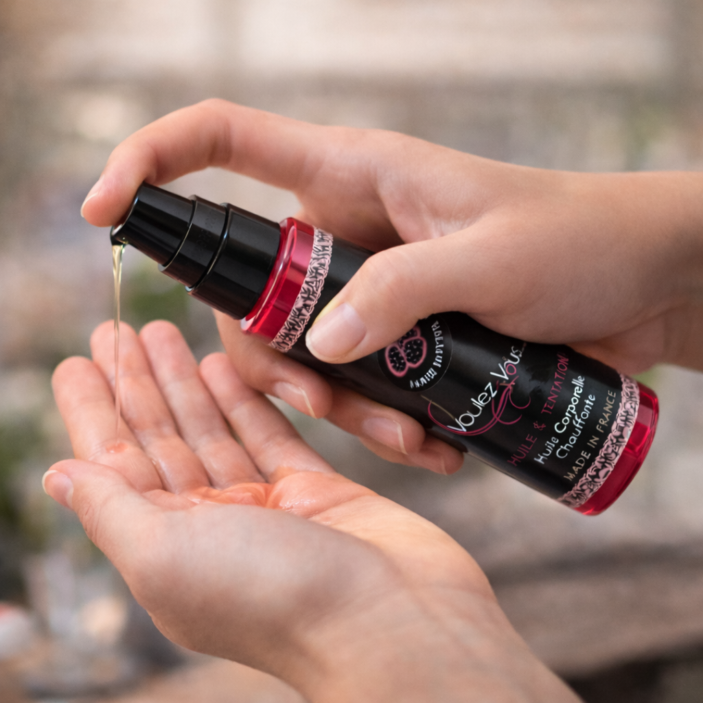 Huile chauffante – Tagada - L’HUILE DE LA TENTATION – by Voulez-Vous…