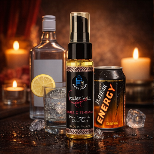 Huile chauffante – Vodka Energy - L’HUILE DE LA TENTATION – by Voulez-Vous…