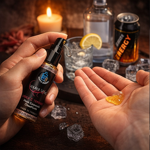 Huile chauffante – Vodka Energy - L’HUILE DE LA TENTATION – by Voulez-Vous…