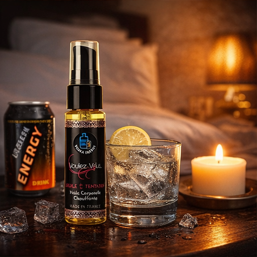 Huile chauffante – Vodka Energy - L’HUILE DE LA TENTATION – by Voulez-Vous…