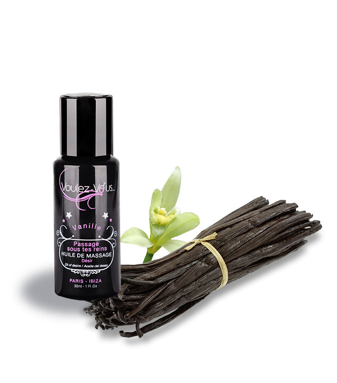 Huile de massage Désir PASSAGE SOUS TES REINS – Voulez-Vous…