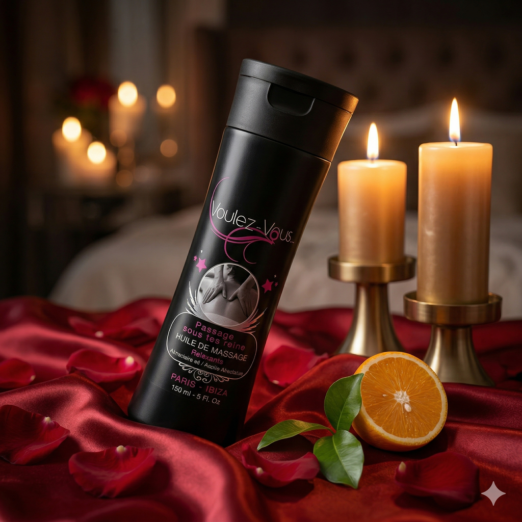 Huile de massage Relaxante PASSAGE SOUS TES REINS – Voulez-Vous…