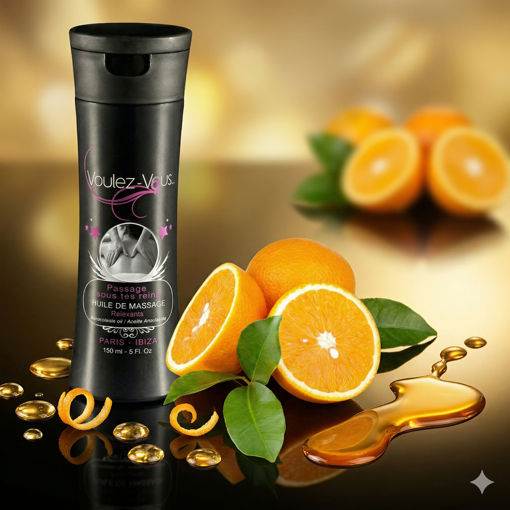Huile de massage Relaxante PASSAGE SOUS TES REINS – Voulez-Vous…