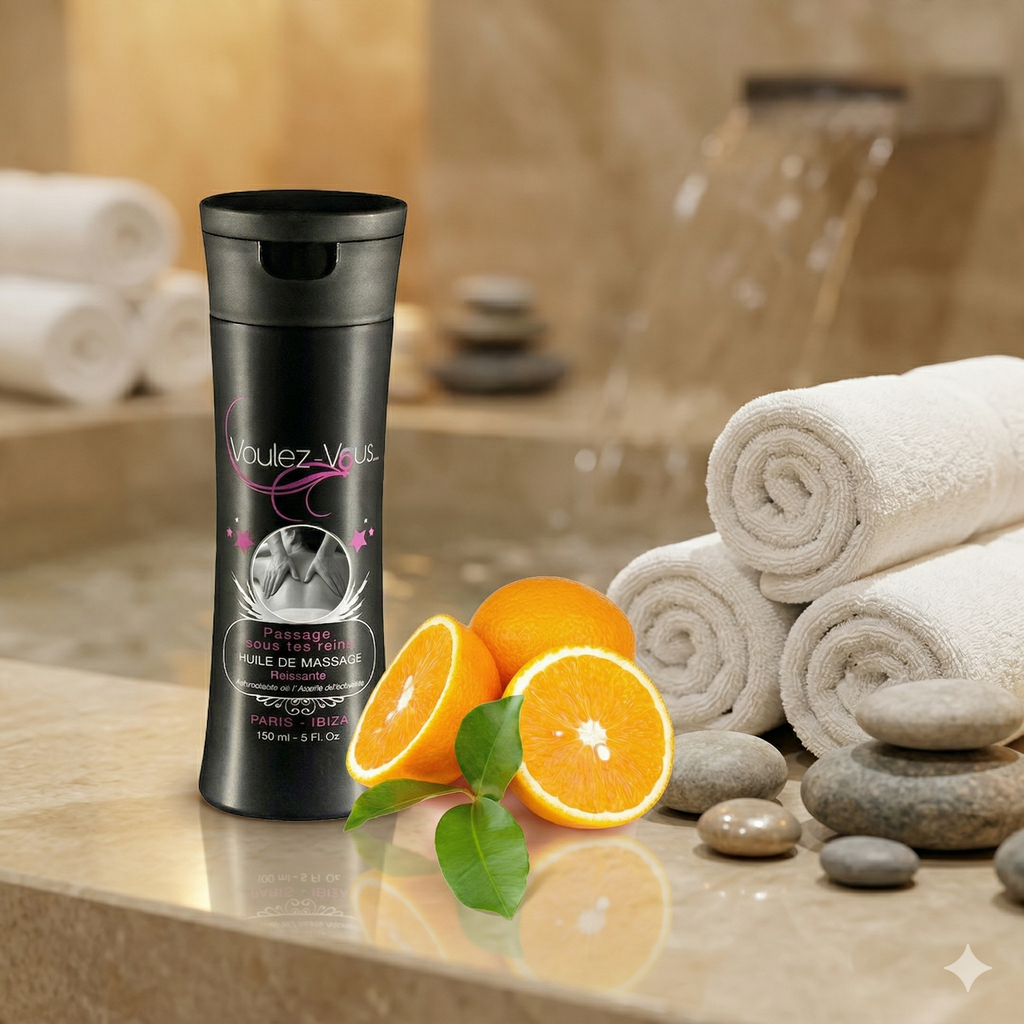 Huile de massage Relaxante PASSAGE SOUS TES REINS – Voulez-Vous…