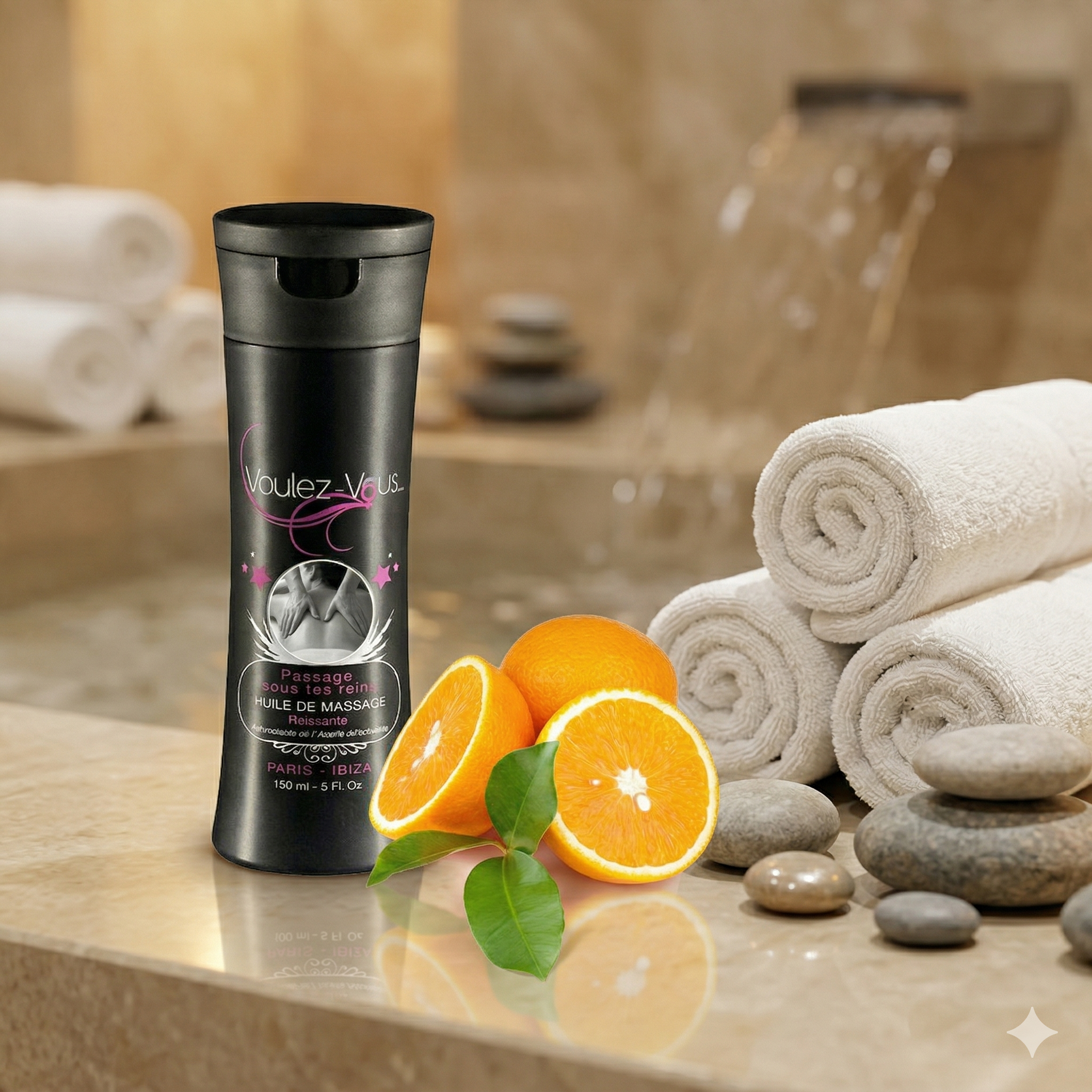 Huile de massage Relaxante PASSAGE SOUS TES REINS – Voulez-Vous…