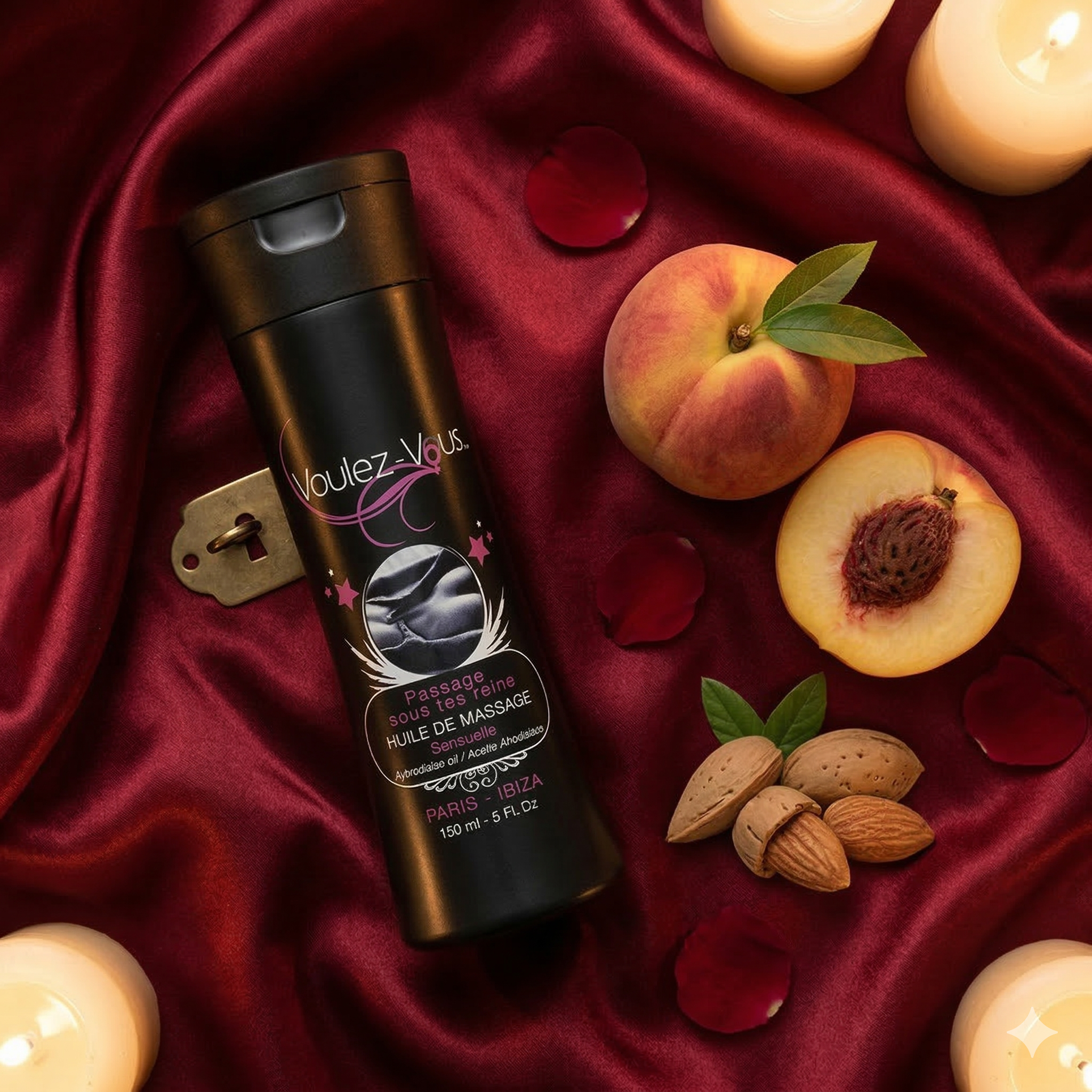 Huile de massage Sensuelle PASSAGE SOUS TES REINS – Voulez-Vous…