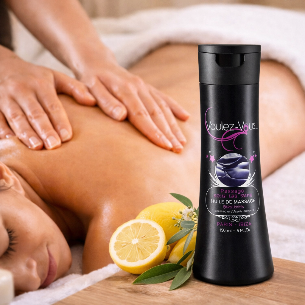 Huile de massage Stimulante PASSAGE SOUS TES REINS – Voulez-Vous…